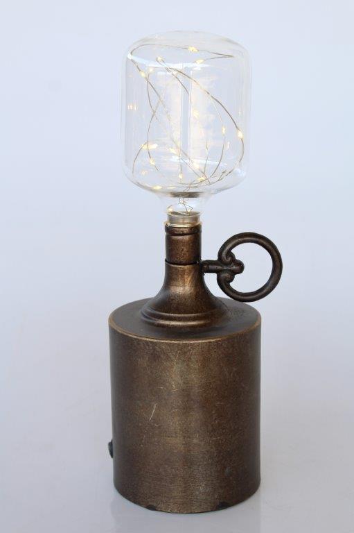 Led Battery Operated Metal Light